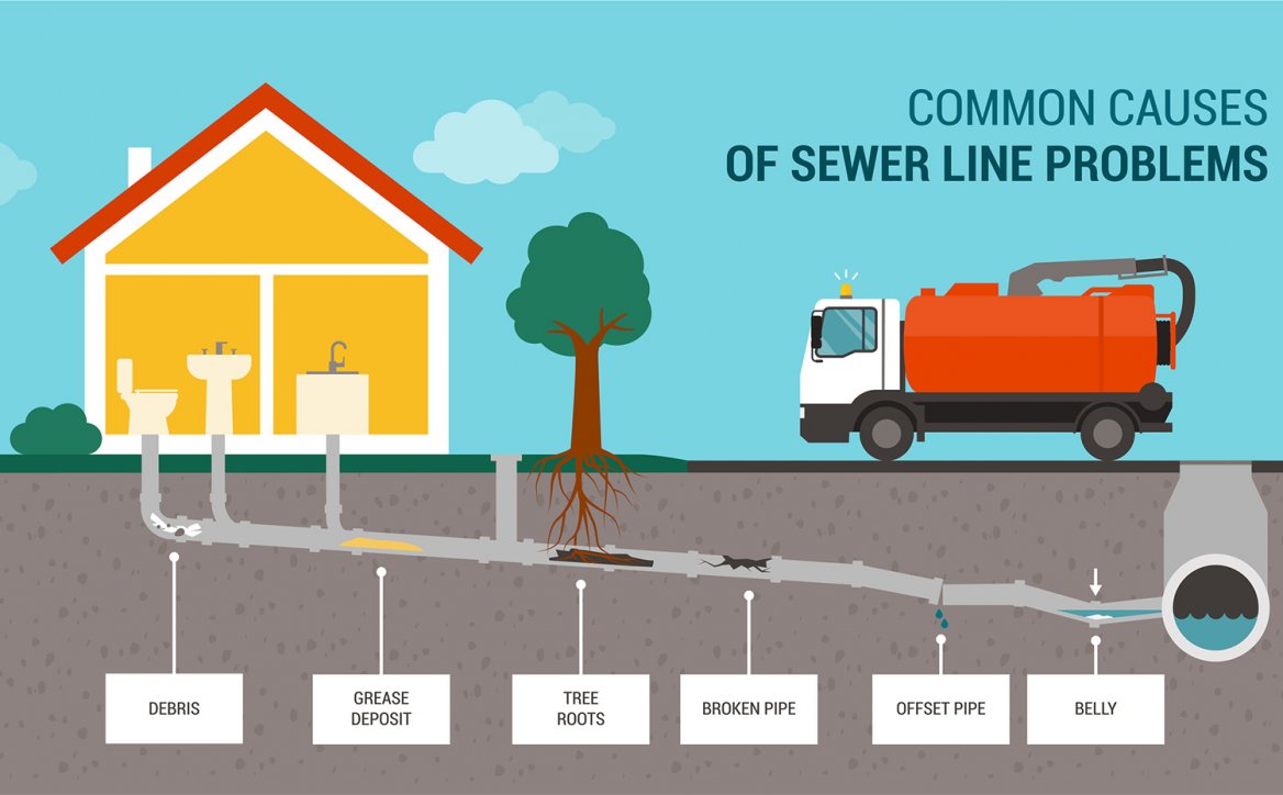 Protect your Drainfield - Common Causes of Sewer Line Problems